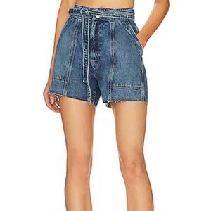 Brand new Frame denim tie waist shorts